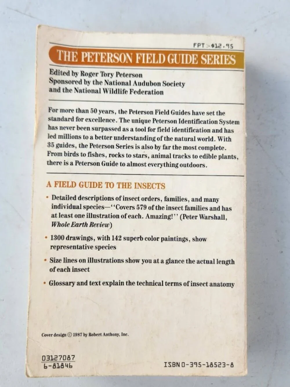Peterson Field Guide Insects of America North of Mexico Vintage Book Entomology